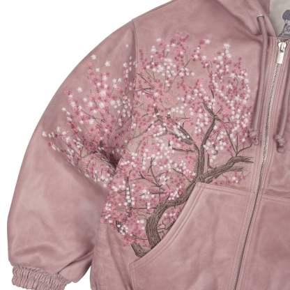 "blossom v3" Leather Jacket-Coordom