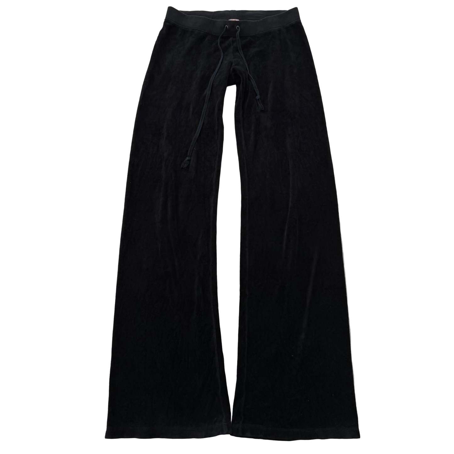 2003 Vintage Juicy Couture Women's Black Velour Flared Leg Track Pant Size P-Coordom