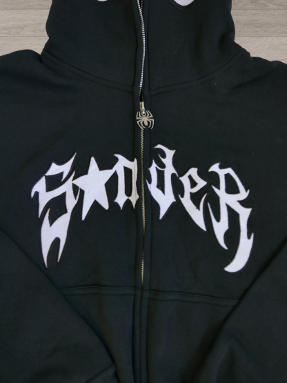 Spider Full-Zip in Black-Coordom