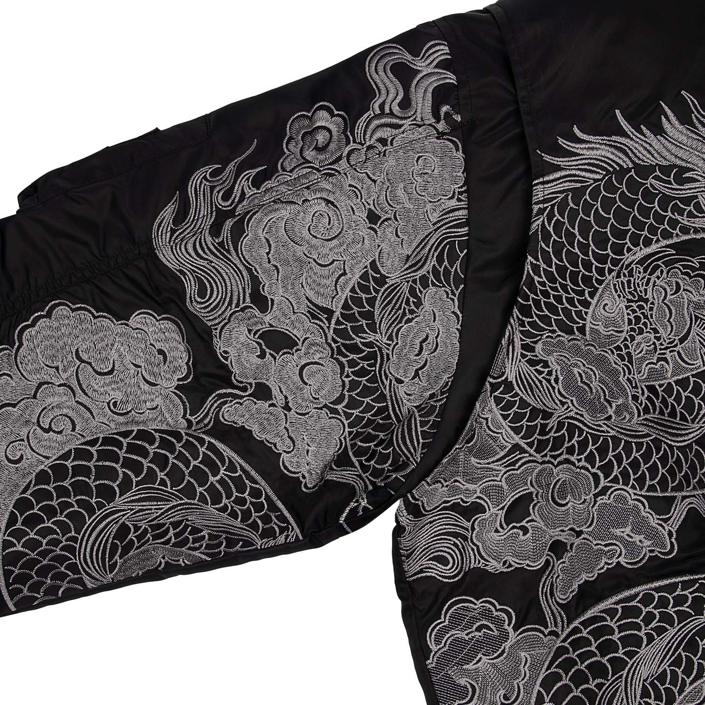 "yakuza" bomber Jacket black-Coordom