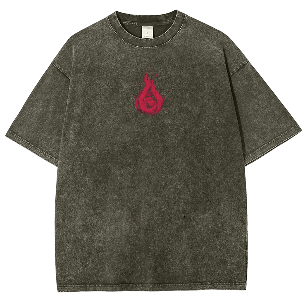 Naruto Unisex Fit Washed T-Shirt 2507030098-Coordom