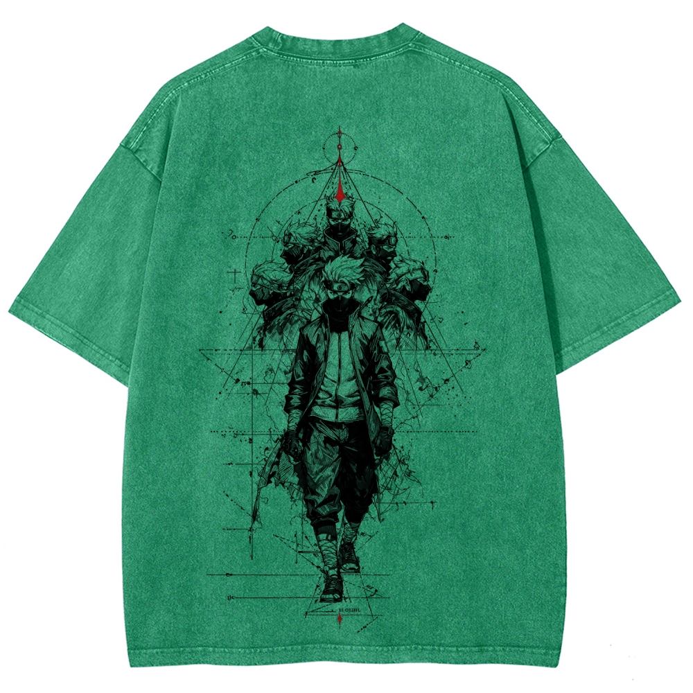 Naruto Unisex Fit Washed T-Shirt 2508017087-Coordom