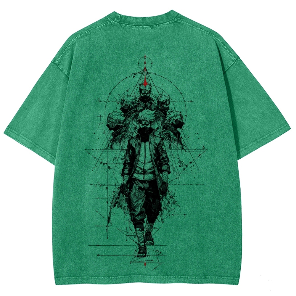 Naruto Unisex Fit Washed T-Shirt 2508017087-Coordom