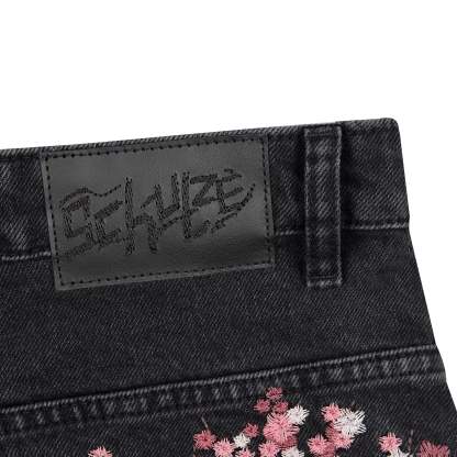 "blossom v2" patchwork Denim black-Coordom