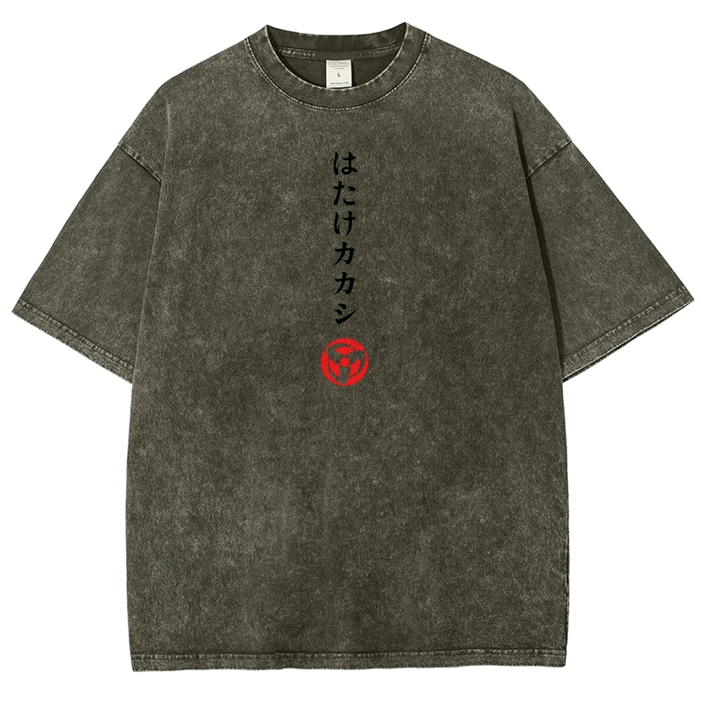 Naruto Unisex Fit Washed T-Shirt 2511024505-Coordom
