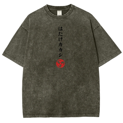 Naruto Unisex Fit Washed T-Shirt 2511024505-Coordom