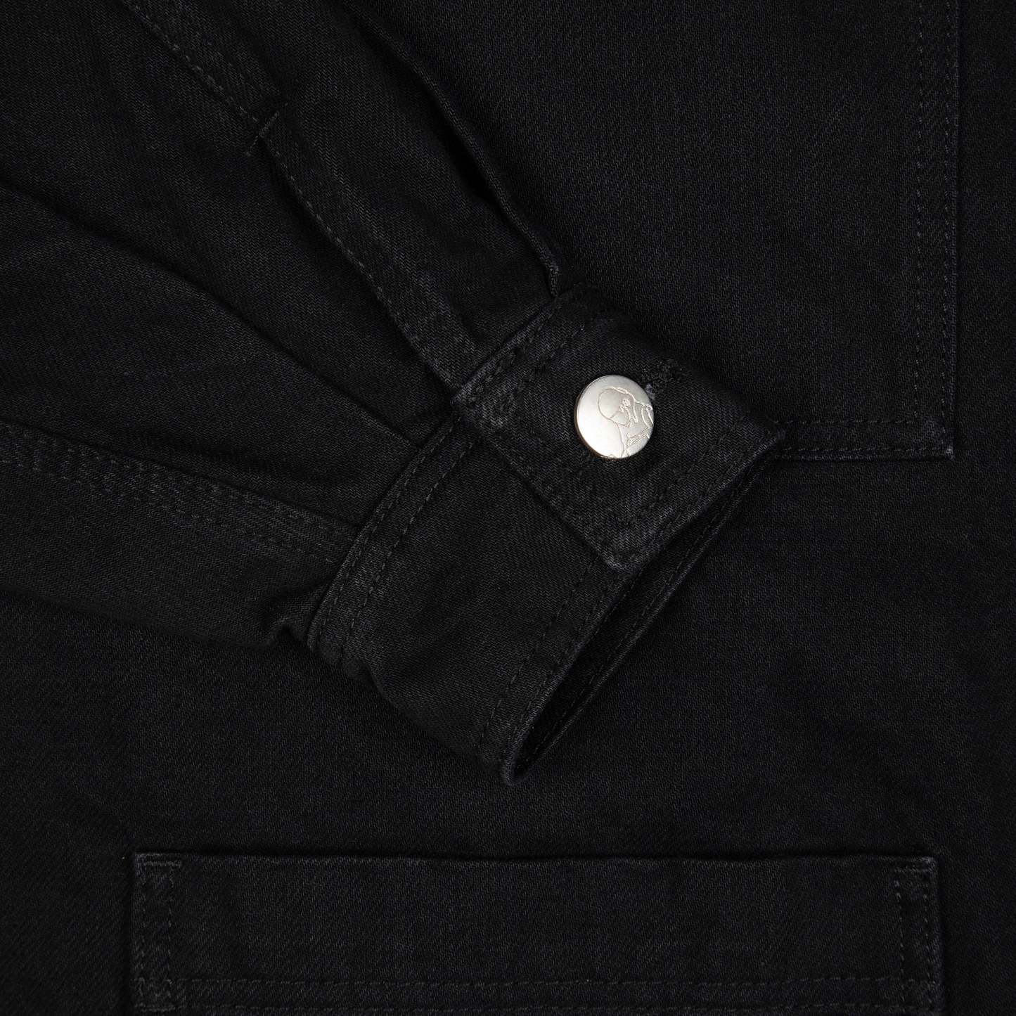 "yakuza" denim Jacket black-Coordom