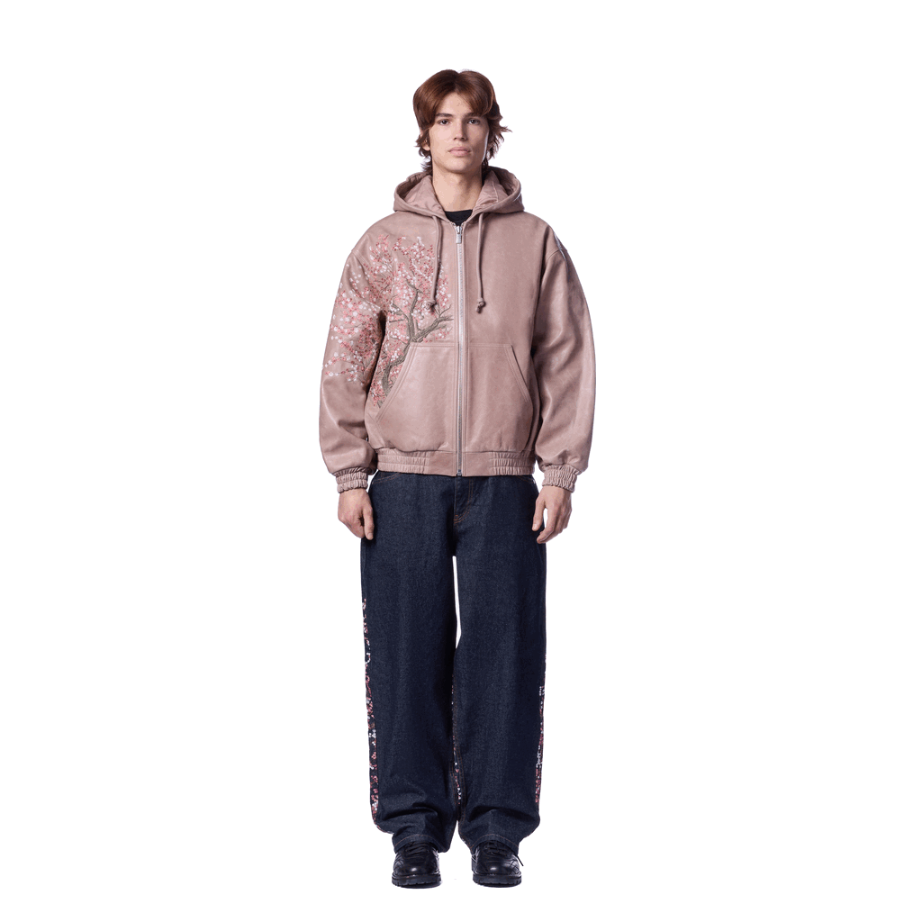"blossom v3" Leather Jacket-Coordom