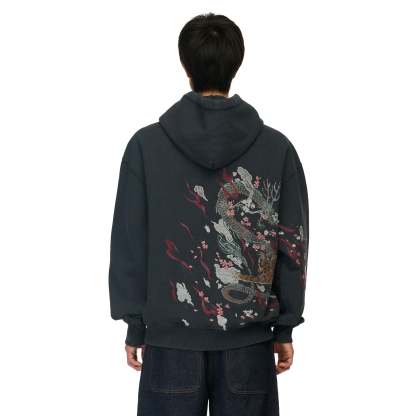 "yakuza" Hoodie black 01-Coordom