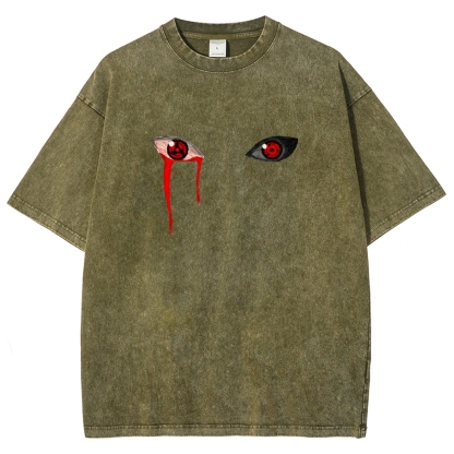 Naruto Unisex Fit Washed T-Shirt 2502003554-Coordom