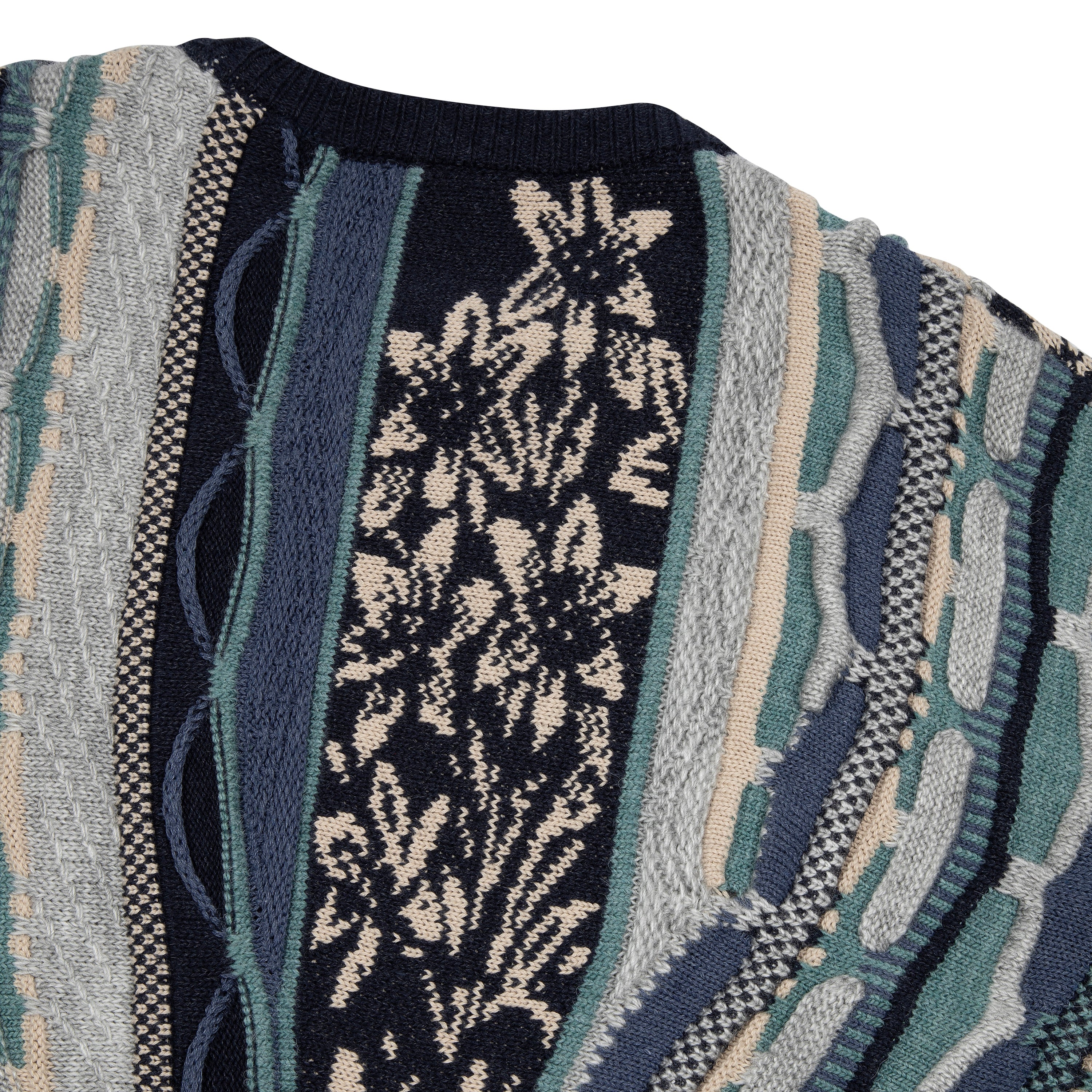 "yakuza v2" Knit dark blue-Coordom