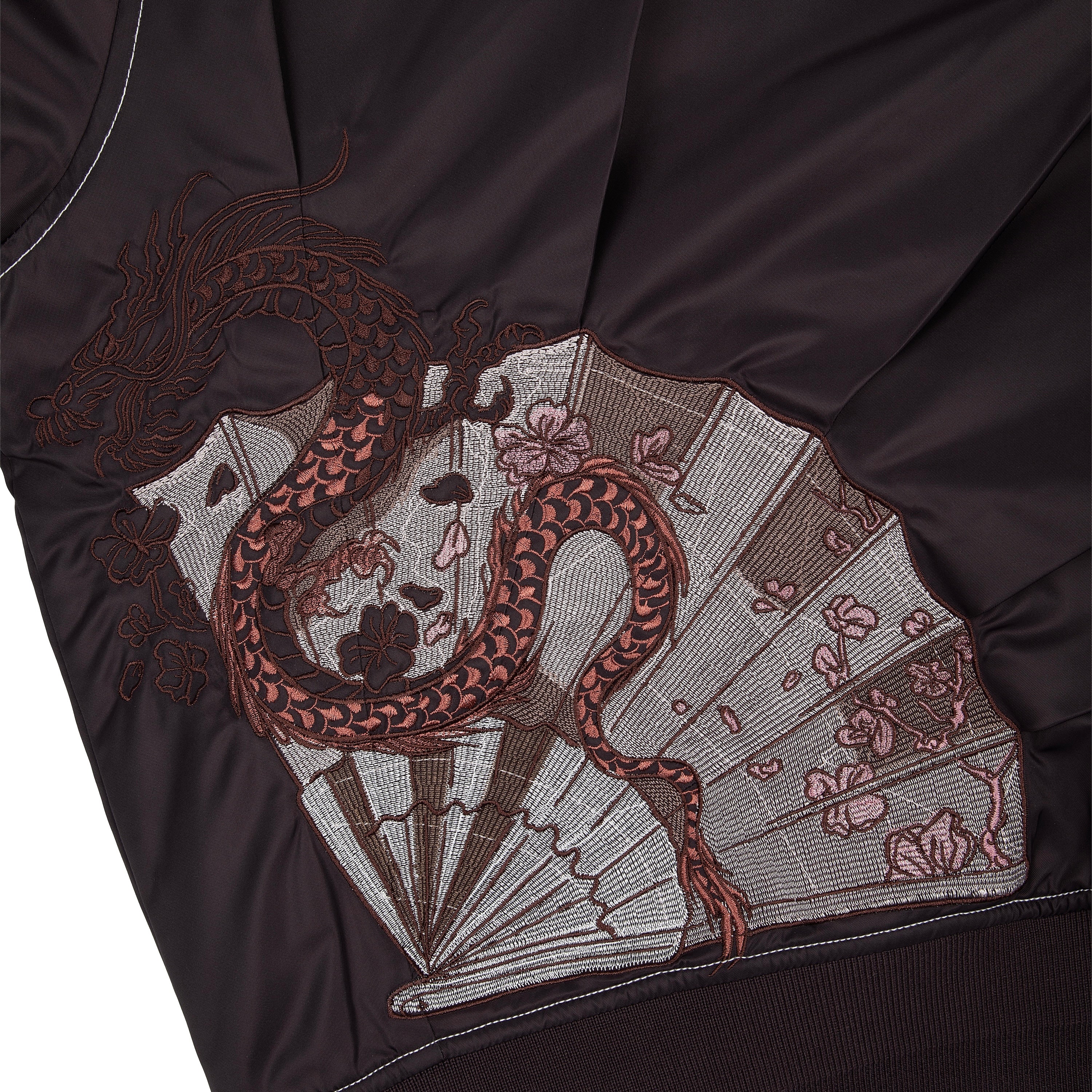 "yakuza v2" bomber Jacket deep plum-Coordom