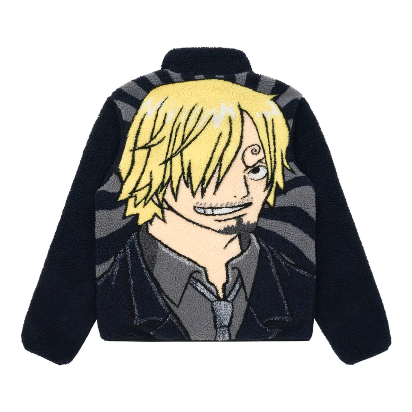 SANJI REVERSIBLE SHERPA FLEECE JACKET-Coordom