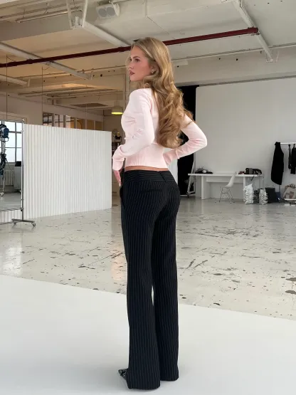 Livia low waist trousers (Buy 2 Free Shipping）-Coordom
