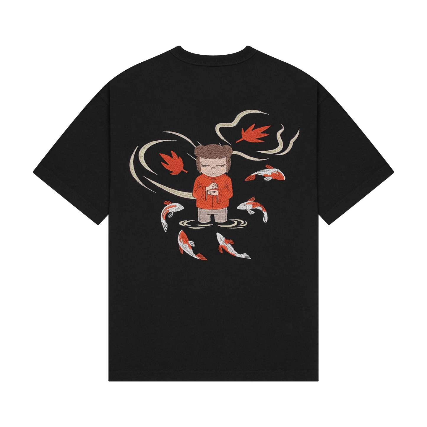 "koi" T Shirt black-Coordom