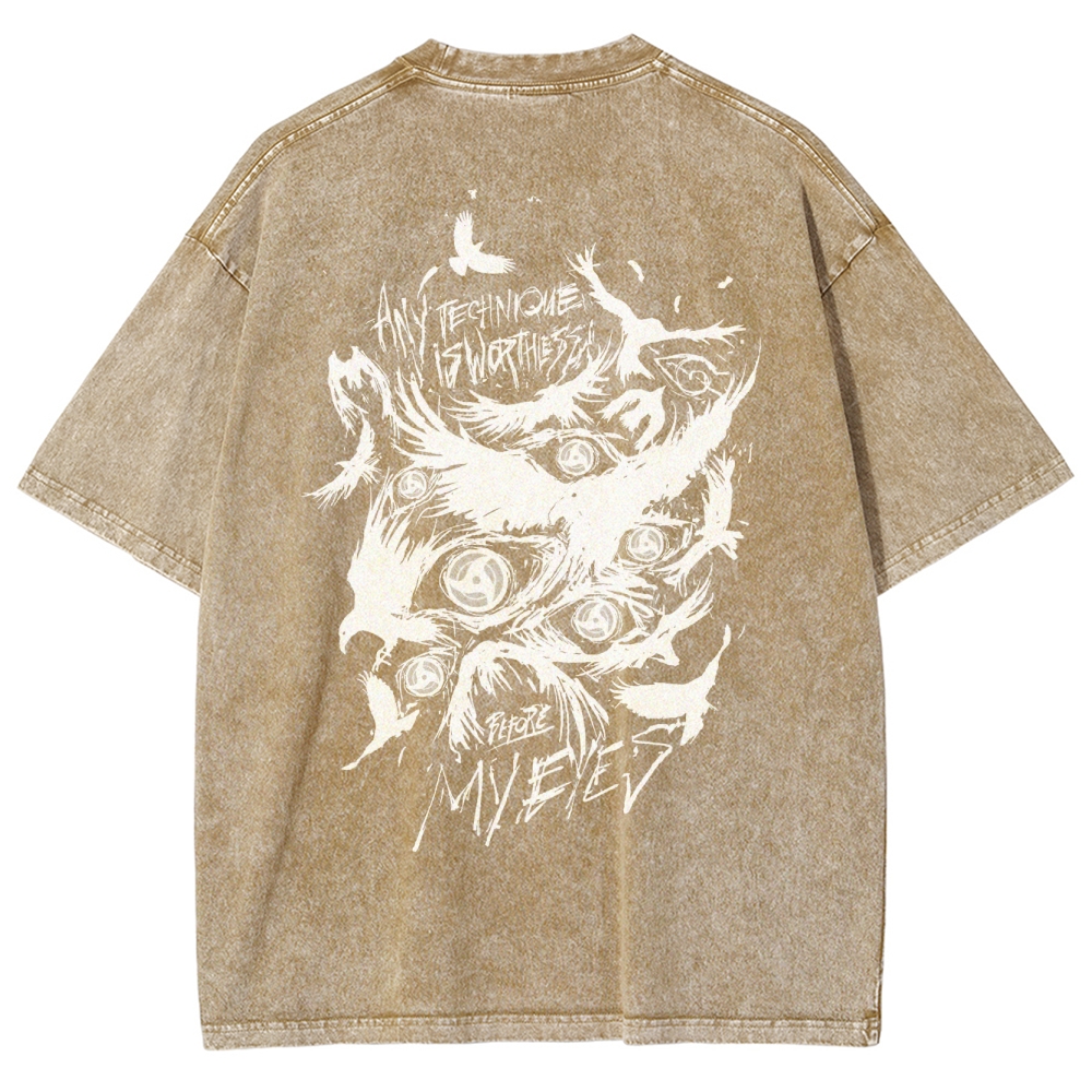 Naruto Unisex Fit Washed T-Shirt-Coordom