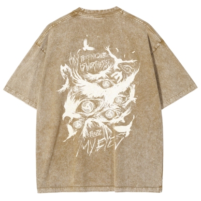 Naruto Unisex Fit Washed T-Shirt-Coordom