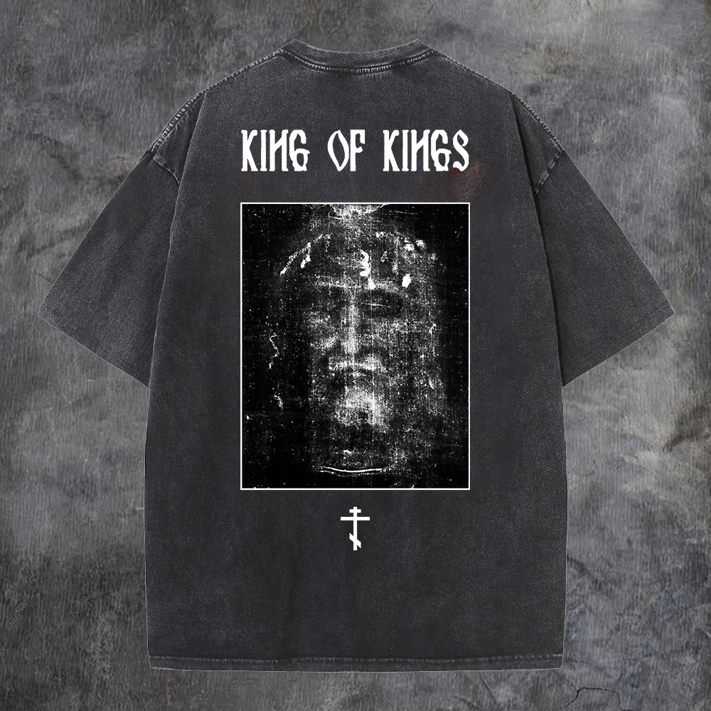 King Of Kings Washed T-Shirt-Coordom