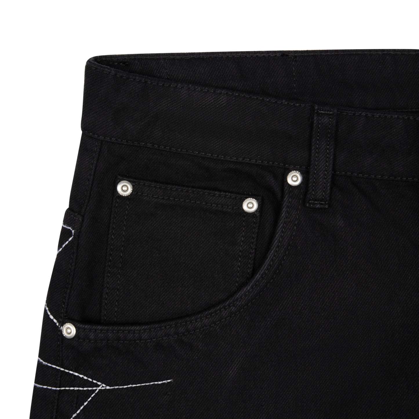 "spiderweb" raw Denim-Coordom