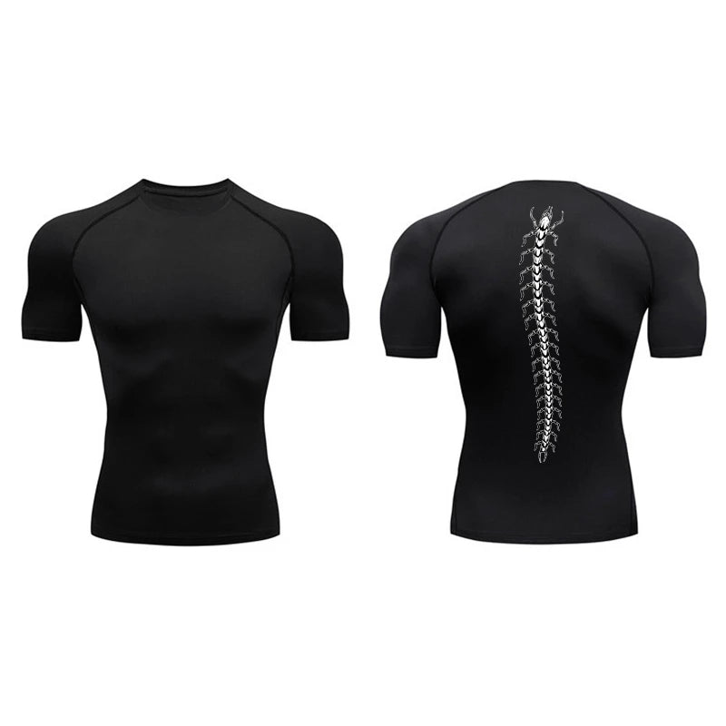Kaneki Spine Compression T-Shirt-Coordom
