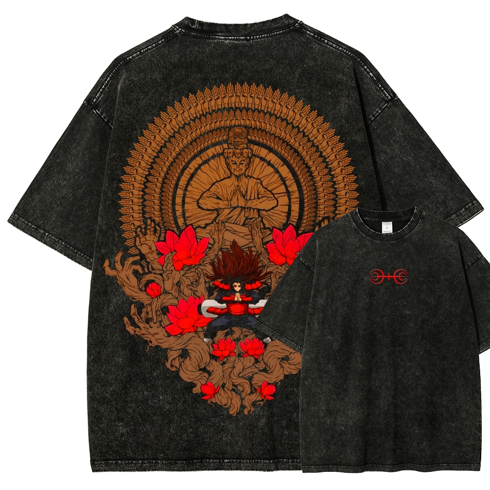 Naruto Unisex Fit Washed T-Shirt 2507012467-Coordom