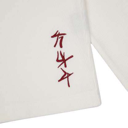 "yakuza v2" ribbed Longsleeve-Coordom