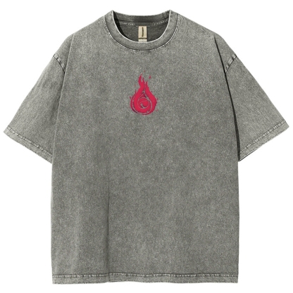 Naruto Unisex Fit Washed T-Shirt 2507030098-Coordom