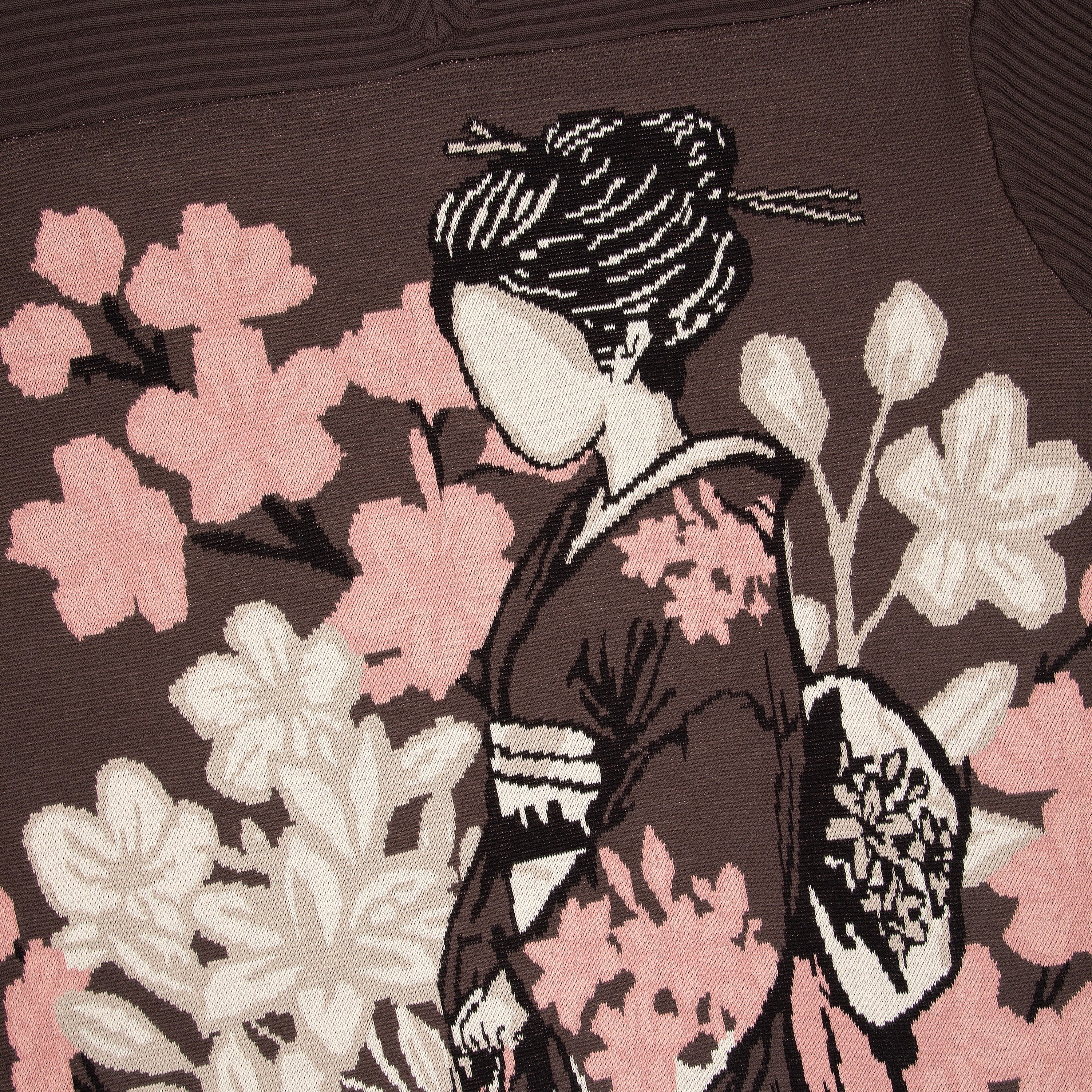 "yakuza v2" knitted Jersey brown-Coordom