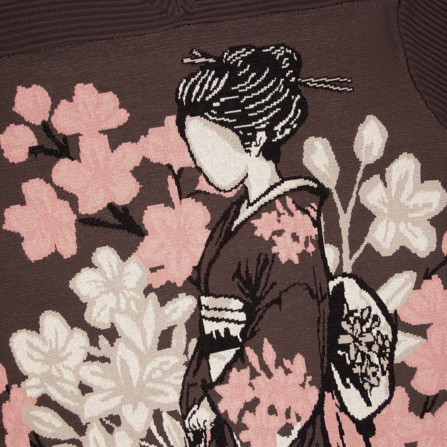"yakuza v2" knitted Jersey brown-Coordom