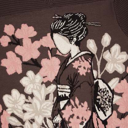 "yakuza v2" knitted Jersey brown-Coordom