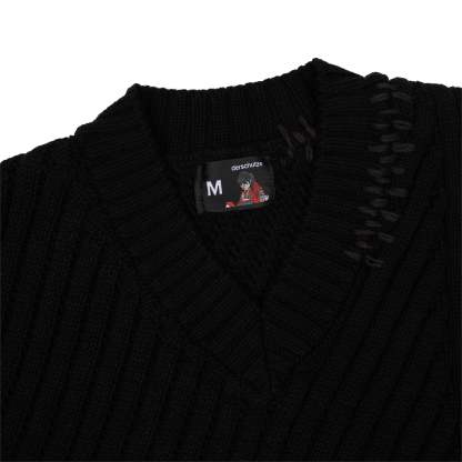 "yakuza" Knit vest-Coordom