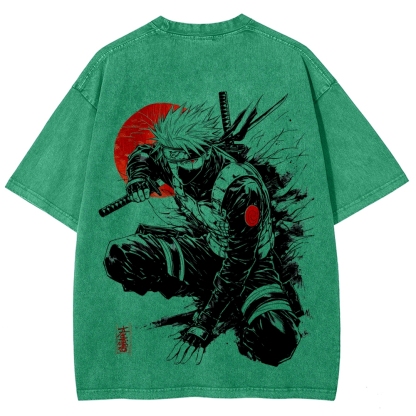 Naruto Unisex Fit Washed T-Shirt 2511024505-Coordom