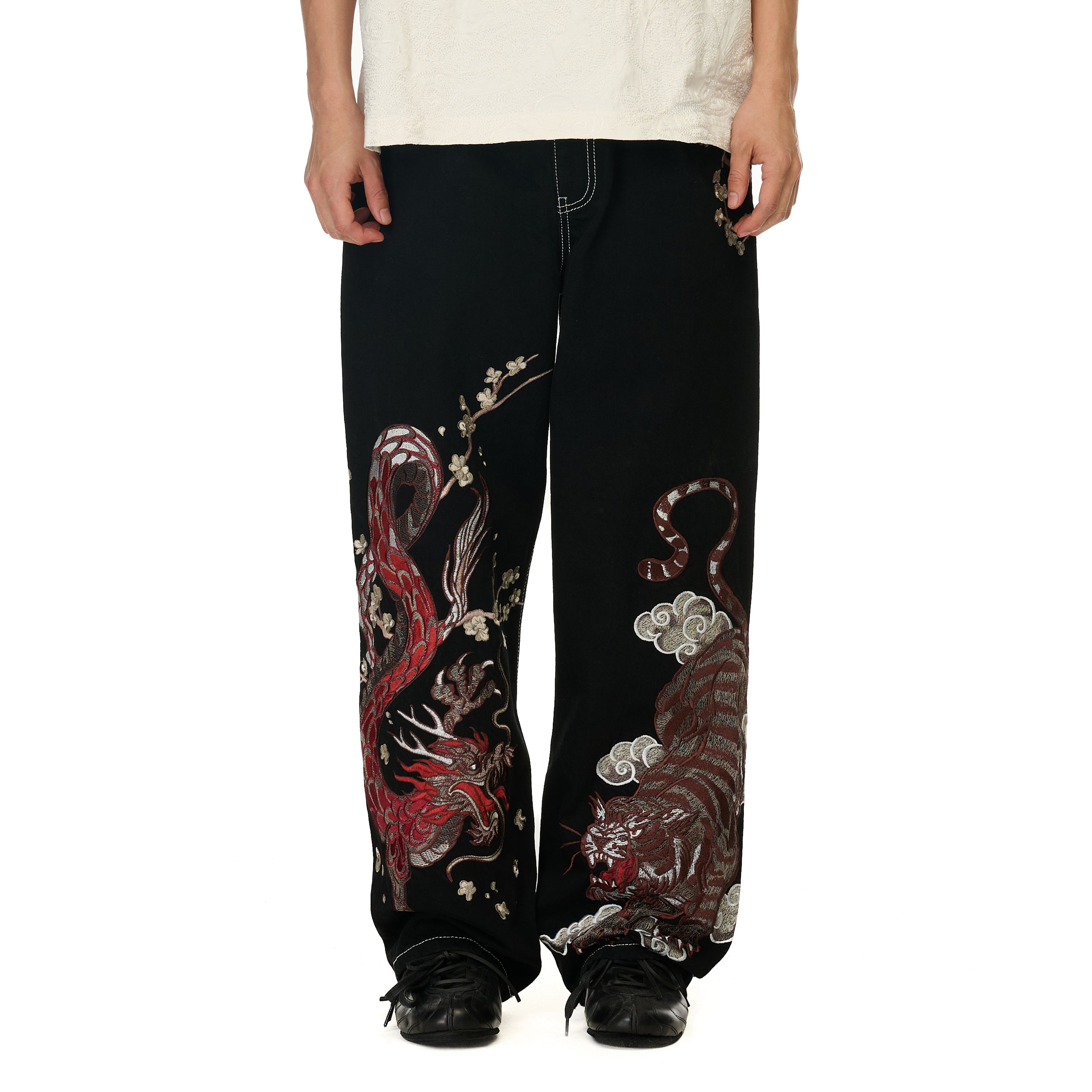 "yakuza v2" black Denim-Coordom