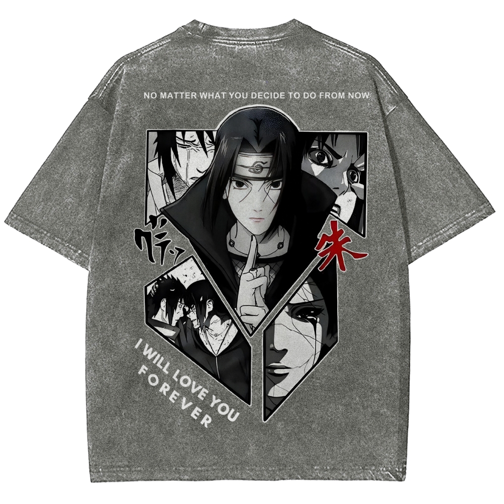 Naruto Unisex Fit Washed T-Shirt 2502003552-Coordom