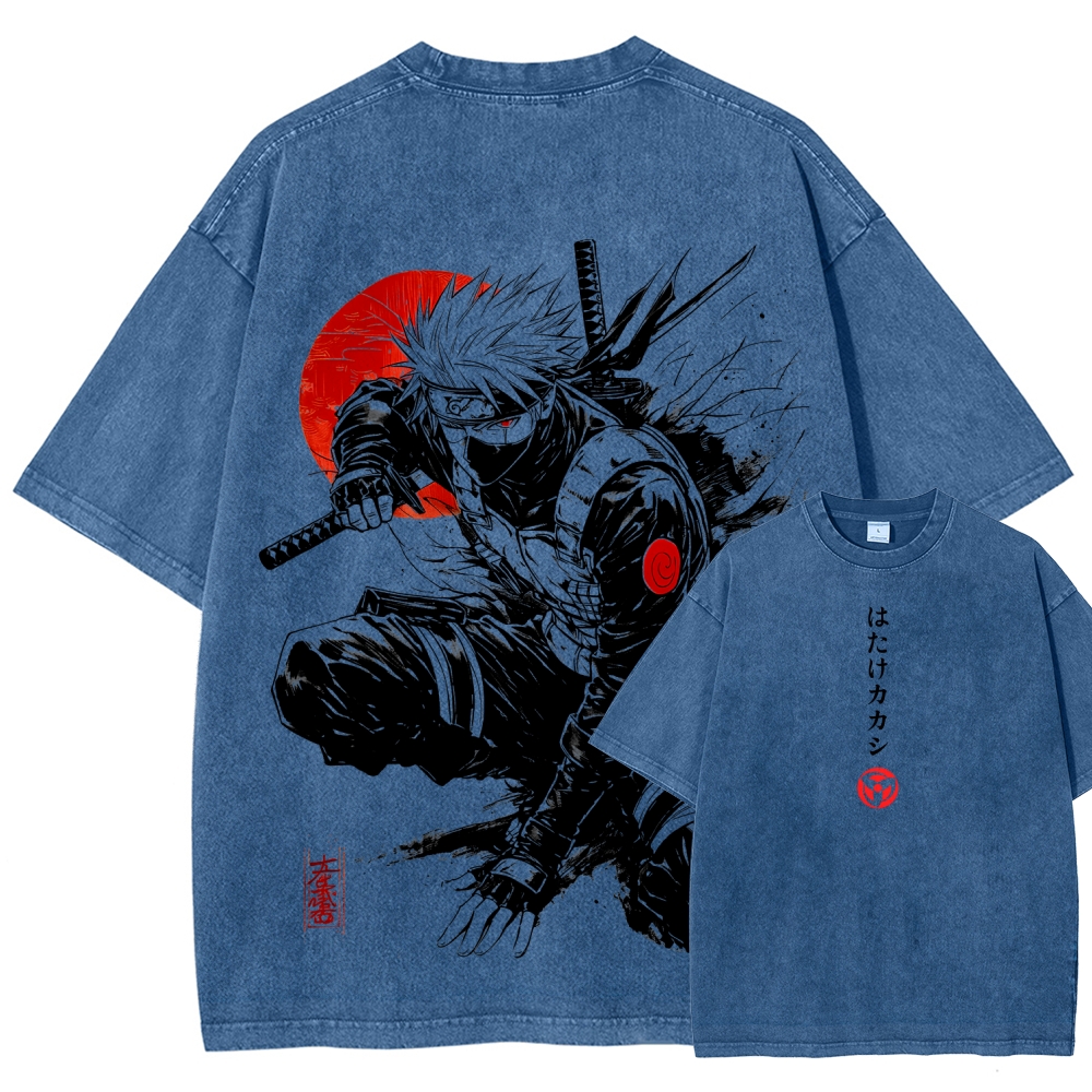 Naruto Unisex Fit Washed T-Shirt 2511024505-Coordom