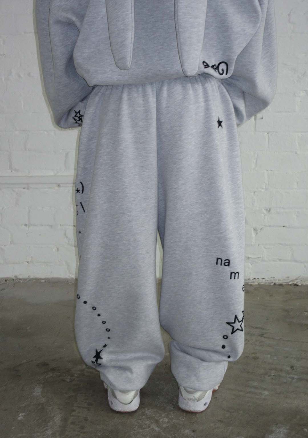 MALFUNCTION SWEATPANTS GREY MARL-Coordom
