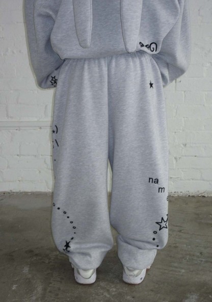MALFUNCTION SWEATPANTS GREY MARL-Coordom