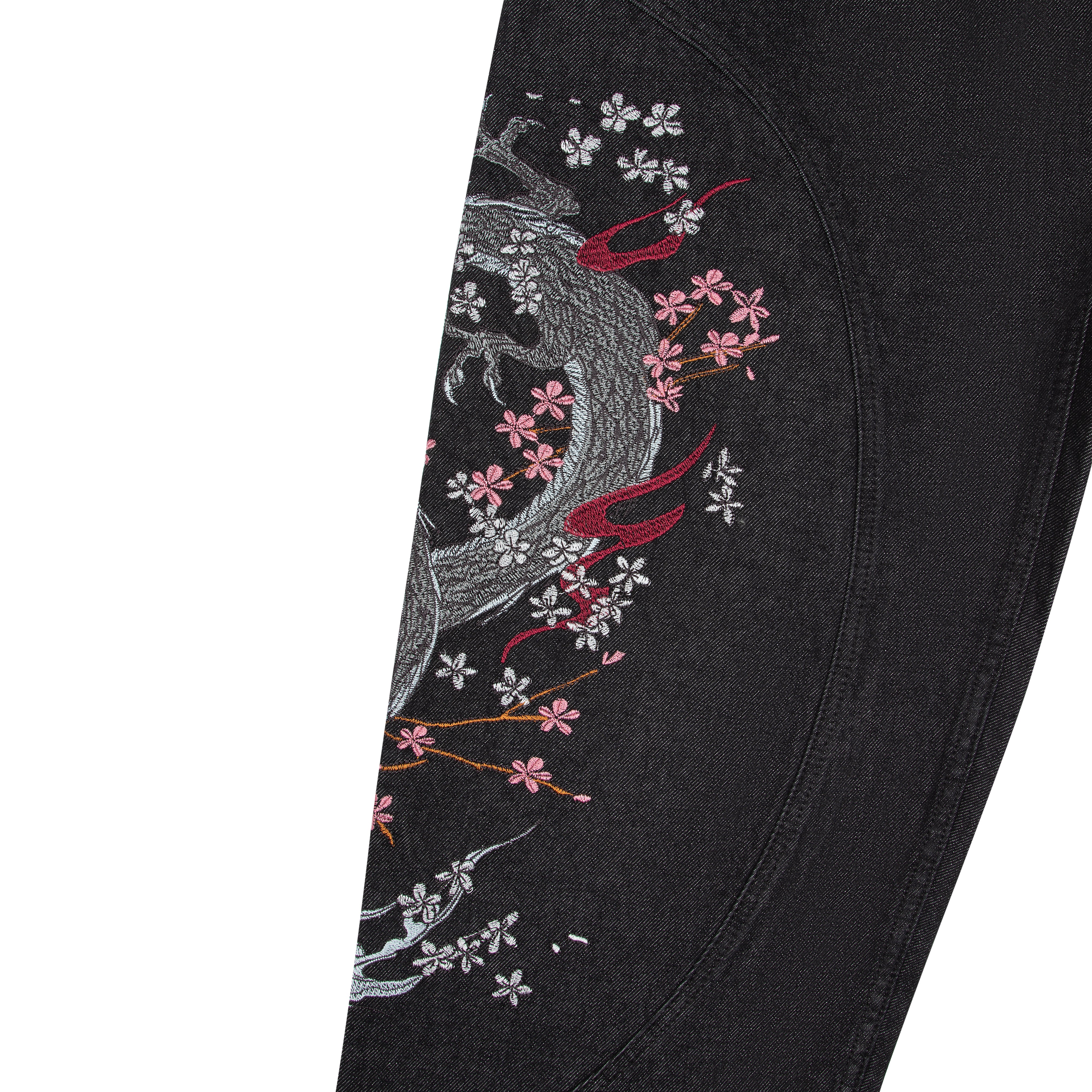 "yakuza" raw Denim black 02-Coordom