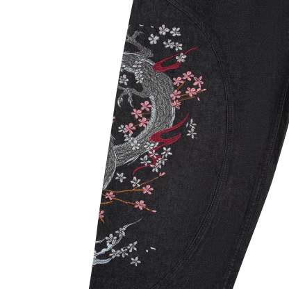 "yakuza" raw Denim black 02-Coordom