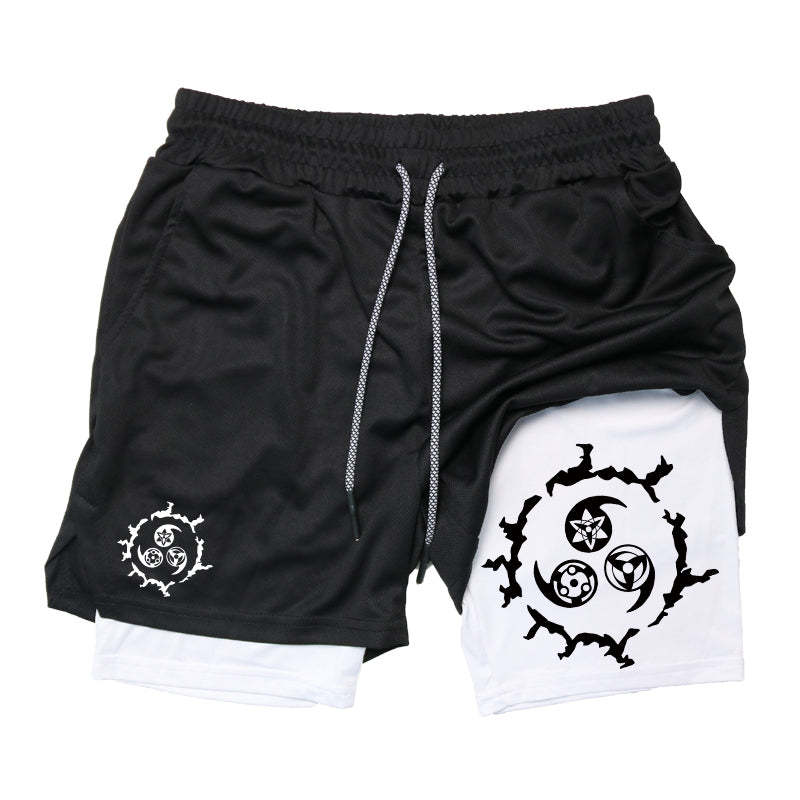 Cursed Eyes Gym Shorts-Coordom