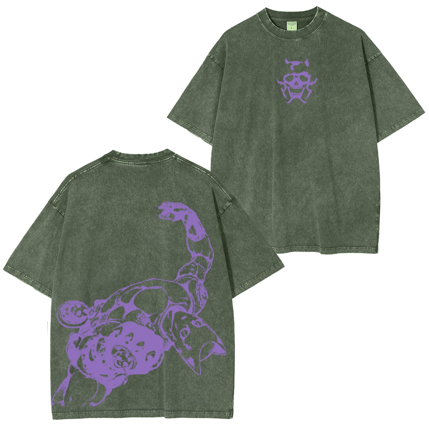 JoJo's Bizarre Adventure Diamond is Unbreakable Vintage Unisex Washed T-Shirt-Coordom