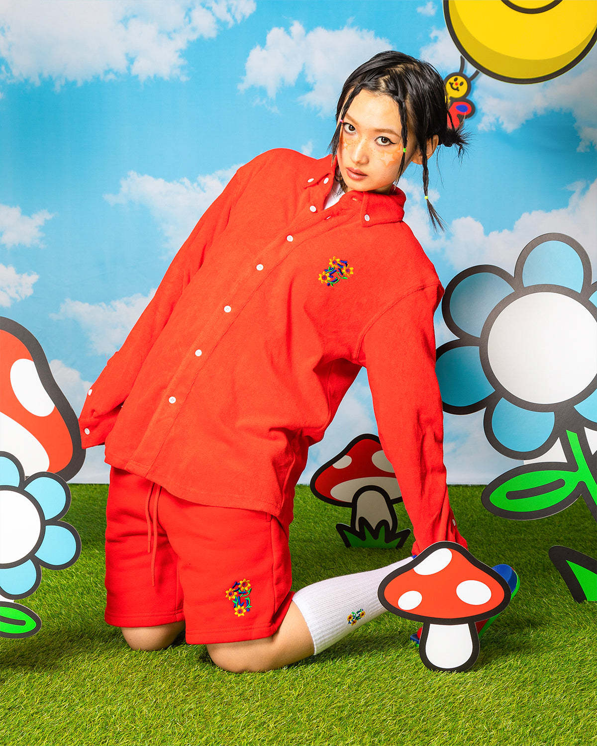  Flower Shorts-Coordom