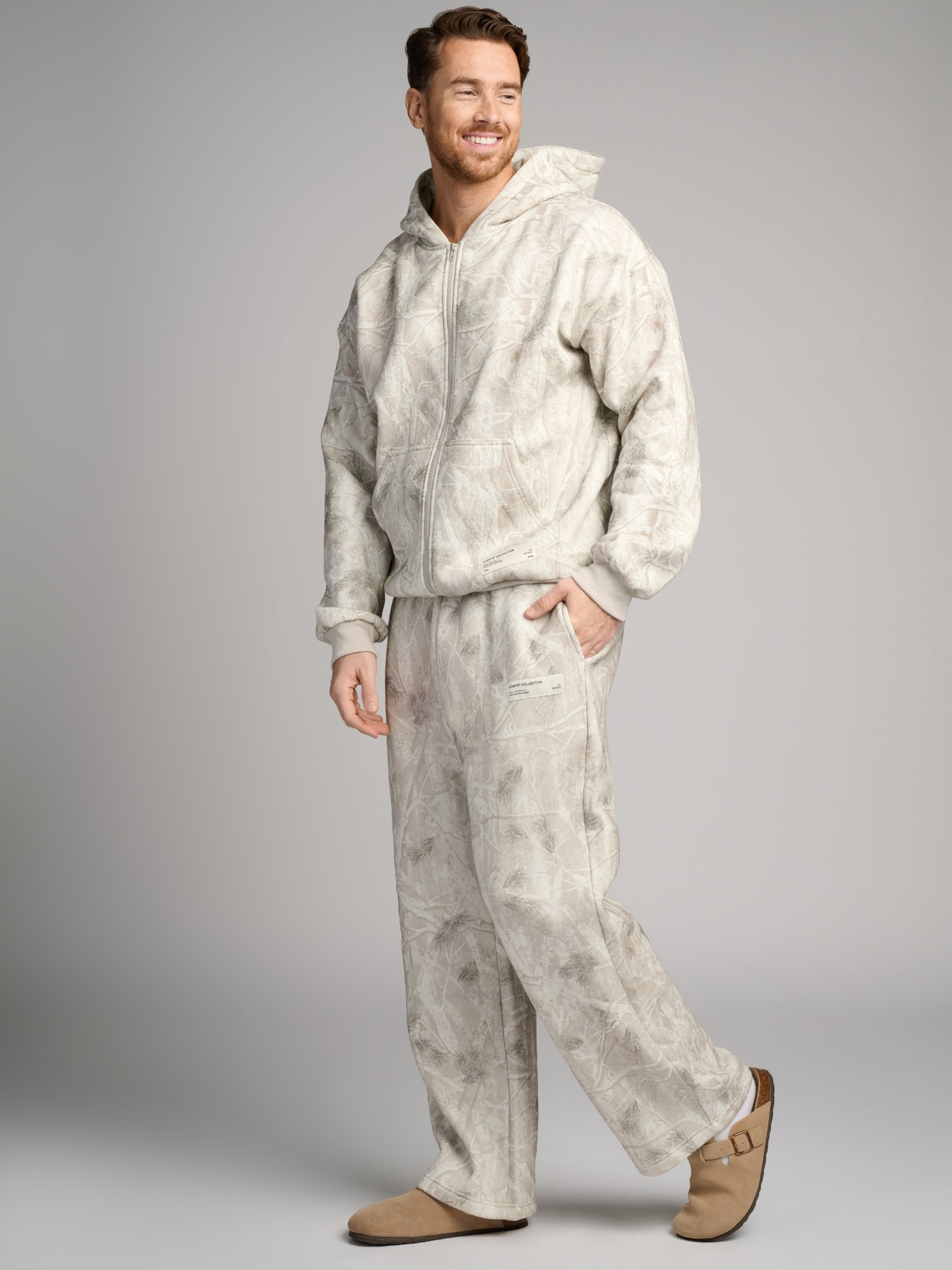 Camo Straight Leg Sweatpants