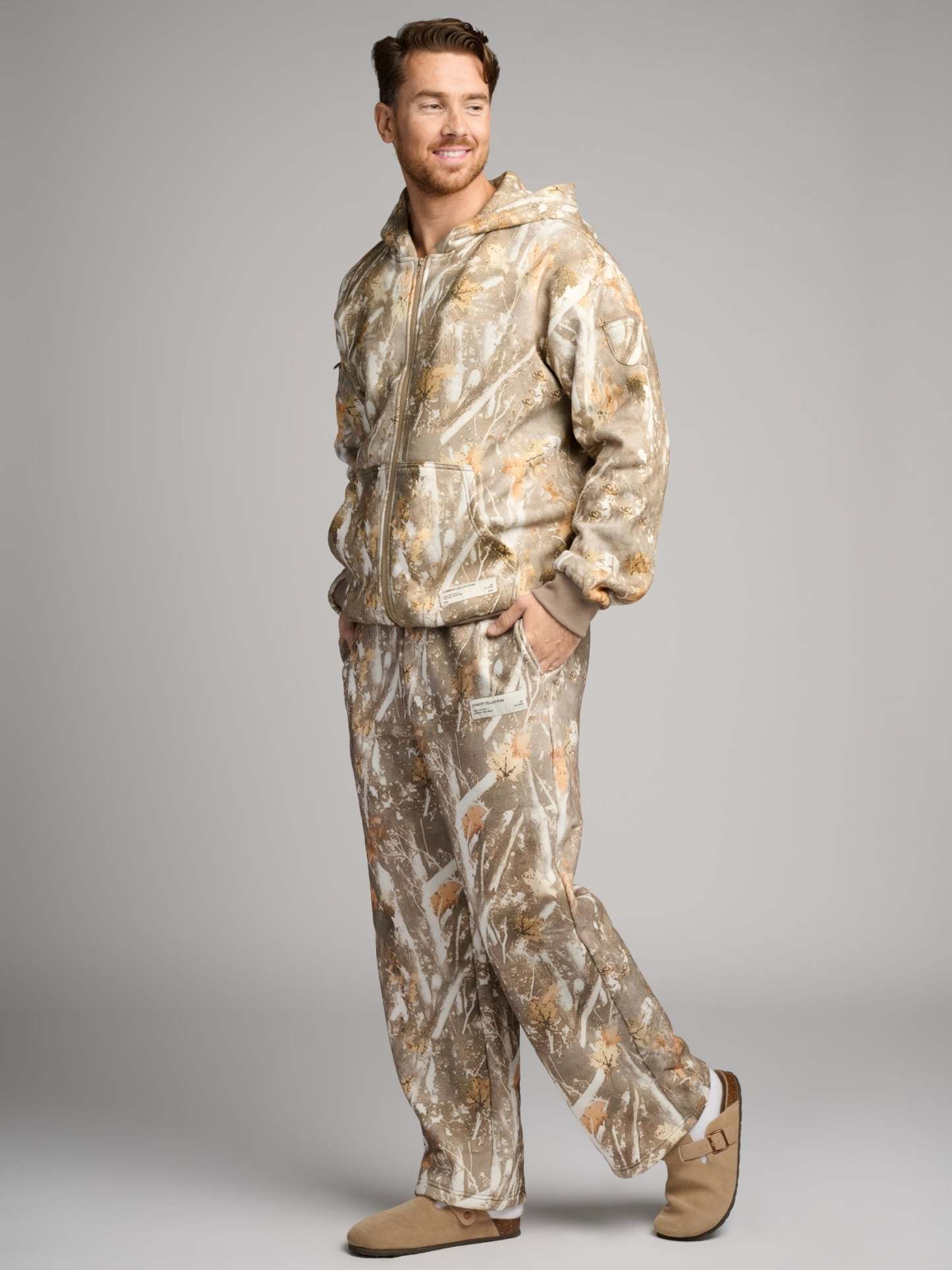 Camo Straight Leg Sweatpants|Streetwear Oversized Vintage Casual Wear-Coordom