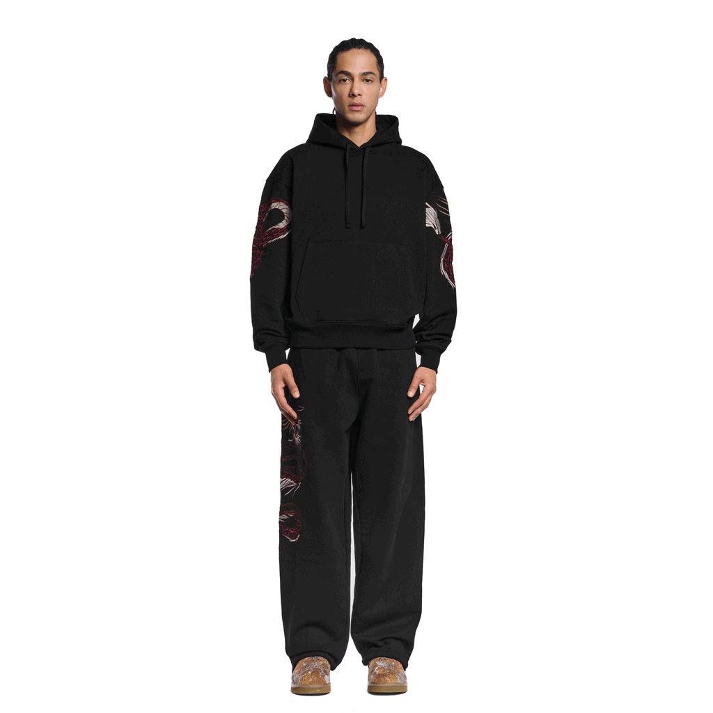 "yakuza v3" Sweatpants black 02-Coordom