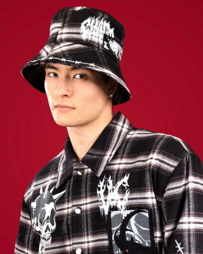  Plaid Pollution Bucket-Coordom