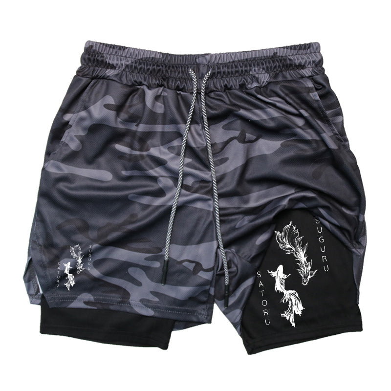 Geto x Gojo Gym Shorts-Coordom