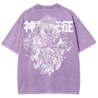 Naruto Unisex Fit Washed T-Shirt 2502003593-Coordom