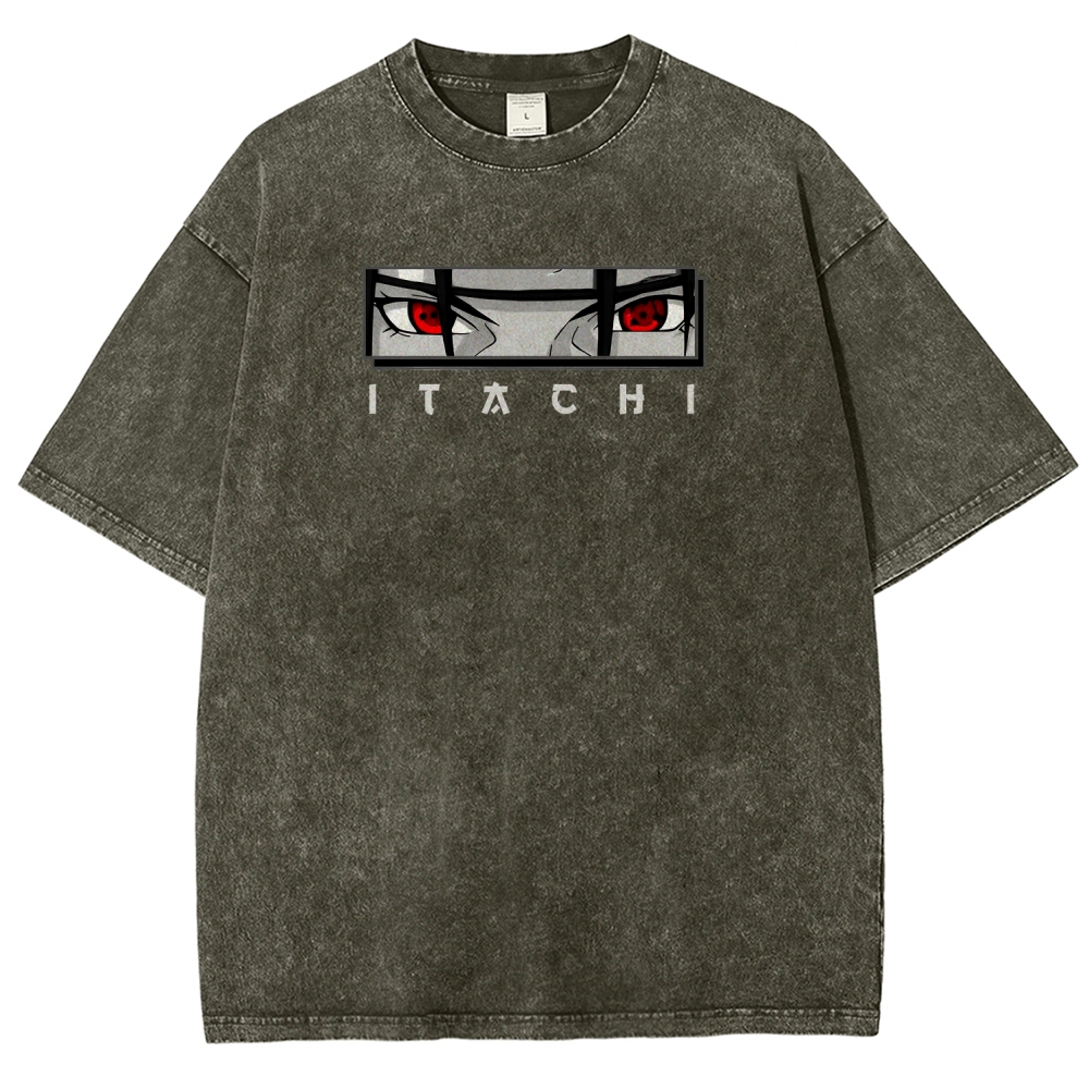 Naruto Unisex Fit Washed T-Shirt 2508023391-Coordom