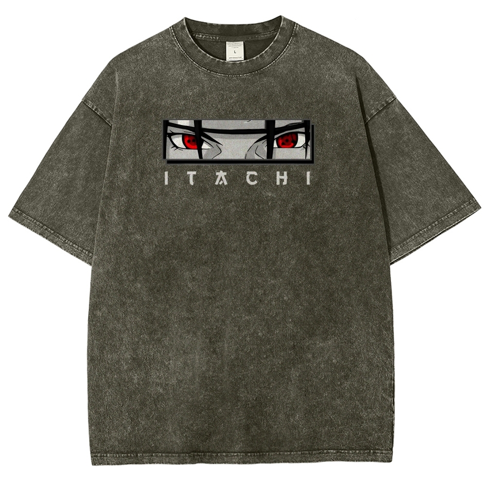 Naruto Unisex Fit Washed T-Shirt 2508023391-Coordom
